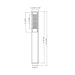 Devon 3-Way Hand Shower Bar And Waterfall Head Included Complete Shower Set - Wall Mount - 10" Brass/Brushed Nickel