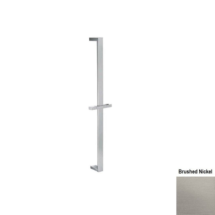 Devon 2-Way Sliding Bar And Head Included Complete Shower Set - Wall Mount - 12" Brass/Brushed Nickel