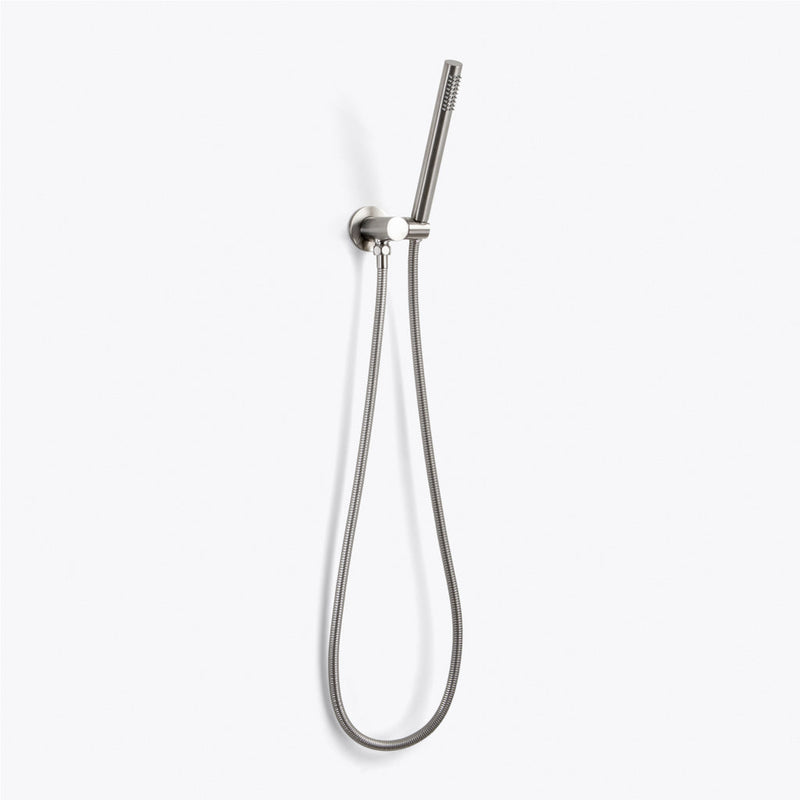 Metro 3-Way Thermostatic Trim Complete Shower Set - Wall Mount - 8" Brass/Brushed Nickel