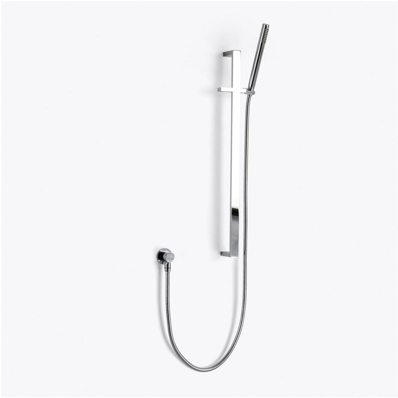 Metro 2-Way Pressure Balance Trim Complete Shower Set - Wall Mount - 8" Brass/Polished Chrome