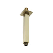 Devon Shower Arm - Ceiling Mount - 8" Brass/Satin Brass