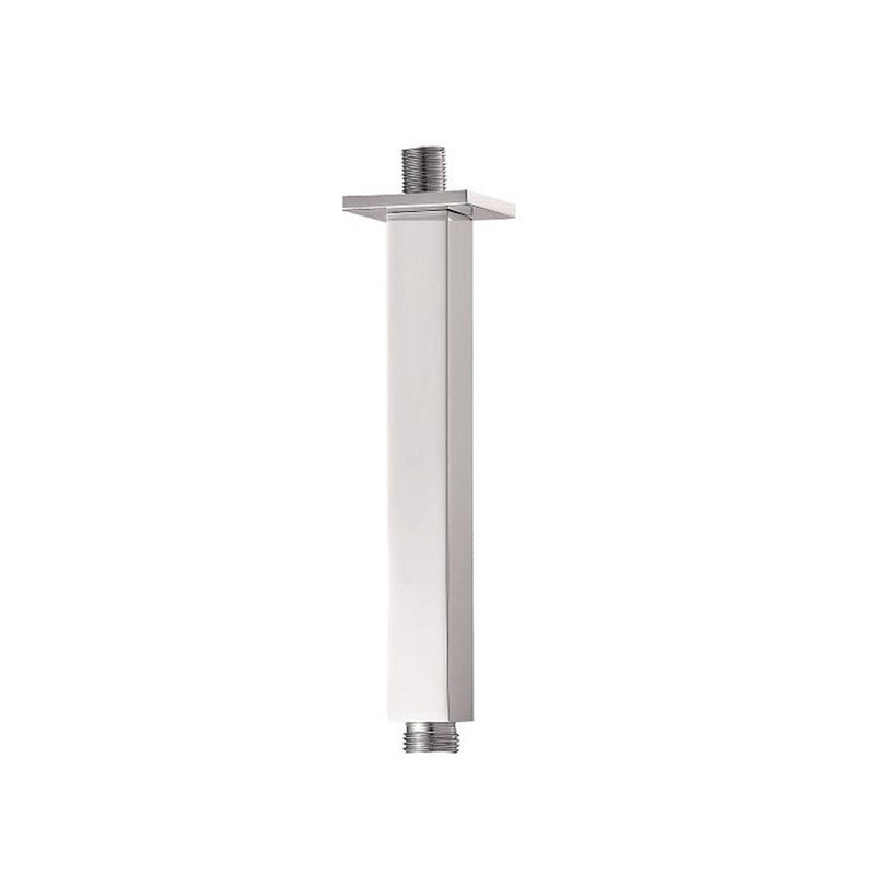 Devon Shower Arm - Ceiling Mount - 8" Brass/Polished Chrome