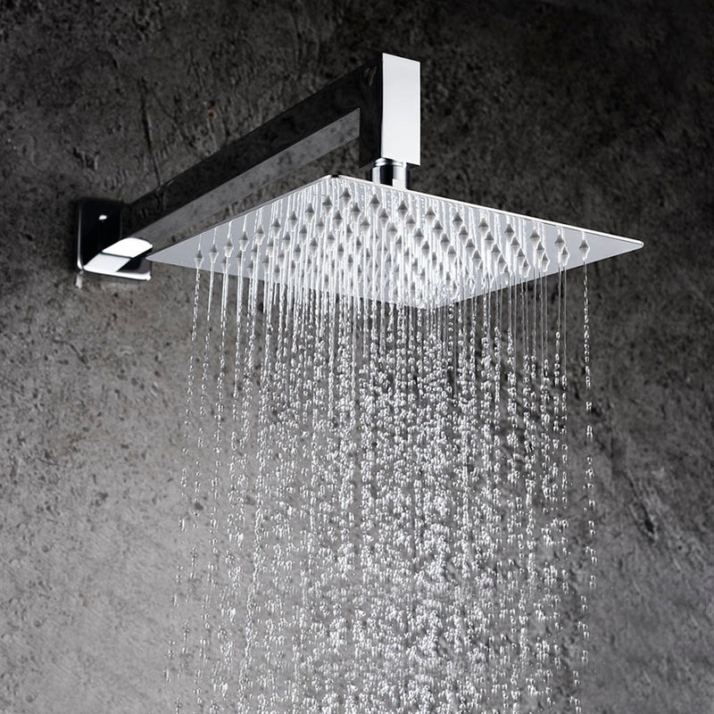 Devon Shower Arm - Wall Mount - 16" Brass/Polished Chrome