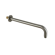 Metro Shower Arm - Wall Mount - 14" Brass/Brushed Nickel