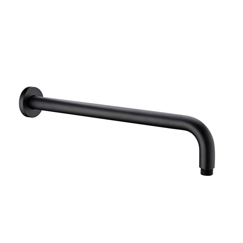 Metro Shower Arm - Wall Mount - 15" Brass/Matt Black