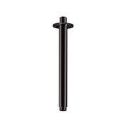 Metro Shower Arm - Ceiling Mount - 8" Brass/Matt Black