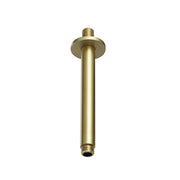 Metro Shower Arm - Ceiling Mount - 8" Brass/Satin Brass