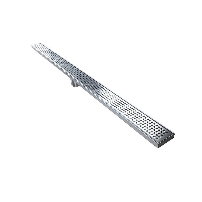 Shower Complements Linear Grid Shower Drain - Floor Mount - 32" Stainless Steel/Polished Stainless Steel