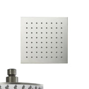 Devon Sharp Nozzles Shower Head - Wall Or Ceiling Mount - 8" Stainless Steel/Brushed Stainless Steel