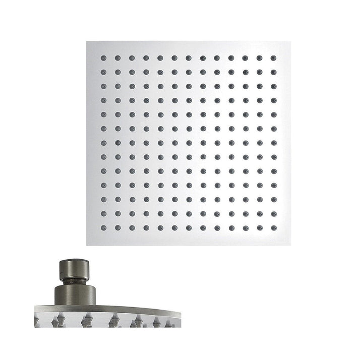 Devon Sharp Nozzles Shower Head - Wall Or Ceiling Mount - 12" Stainless Steel/Polished Stainless Steel