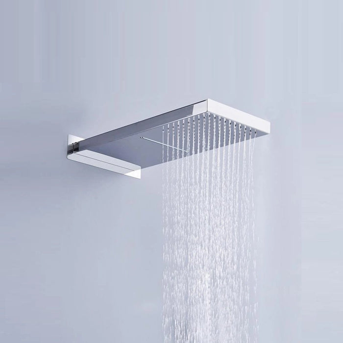 Devon Double Function Shower Head - Wall Mount - 10" Stainless Steel/Polished Stainless Steel