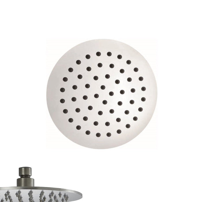 Metro Sharp Nozzles Shower Head - Wall Or Ceiling Mount - 8" Stainless Steel/Polished Stainless Steel