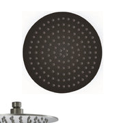 Metro Sharp Nozzles Shower Head - Wall Or Ceiling Mount - 12" Stainless Steel/Matt Black