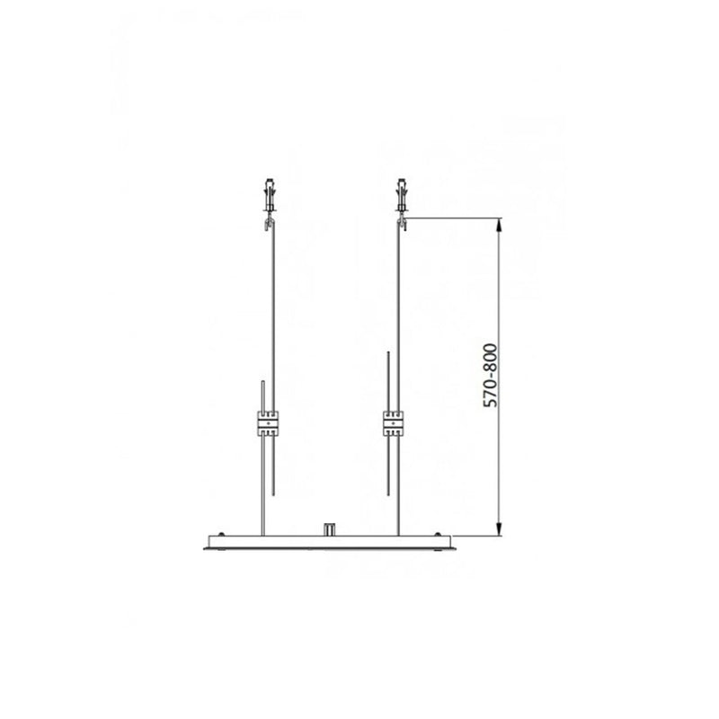 Metro Recessed Shower Head - Ceiling Mount - 12" Stainless Steel/Brushed Stainless Steel