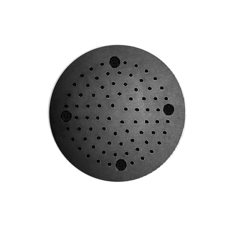 Metro Recessed Shower Head - Ceiling Mount - 16" Stainless Steel/Matt Black