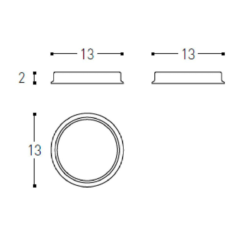 Geyser Soap Dish - Free Standing - 1" Brass/Black