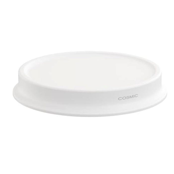 Geyser Soap Dish - Free Standing - 1" Brass/White