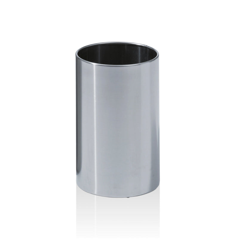 Universal Bathroom Trash Can - Free Standing - 13" Stainless Steel/Polished Stainless Steel