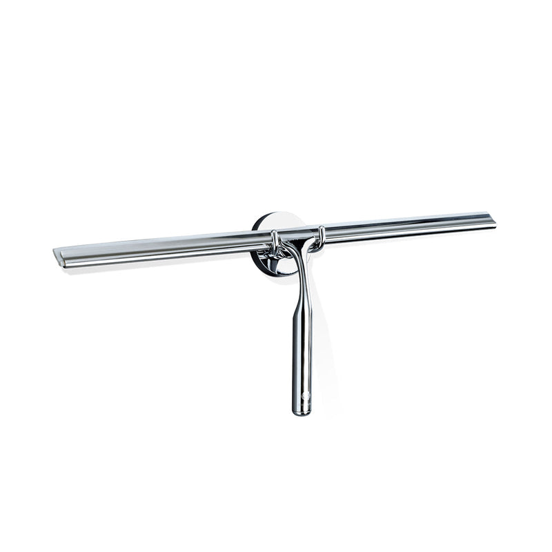 Quick Glass Wiper - Wall Mount - 7" Brass/Polished Chrome