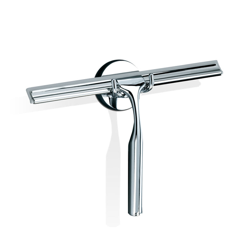 Quick Glass Wiper - Wall Mount - 7" Brass/Polished Chrome