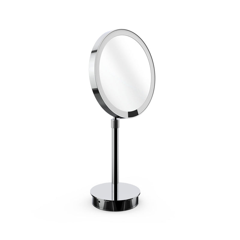 Round Just Look 5X Make-Up Mirror - Free Standing - 8" Abs/Polished Chrome