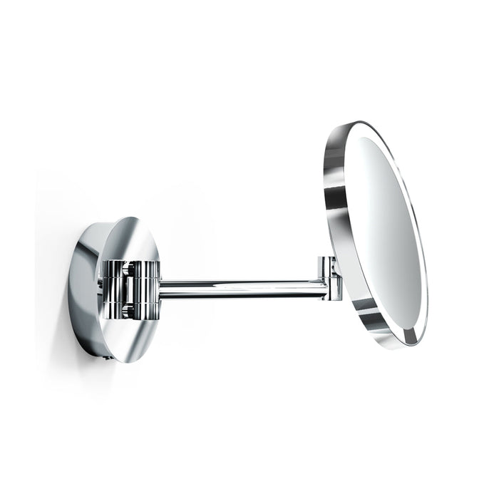 Round Just Look 5x Make-Up Mirror - Wall Mount - 8" Abs/Polished Chrome
