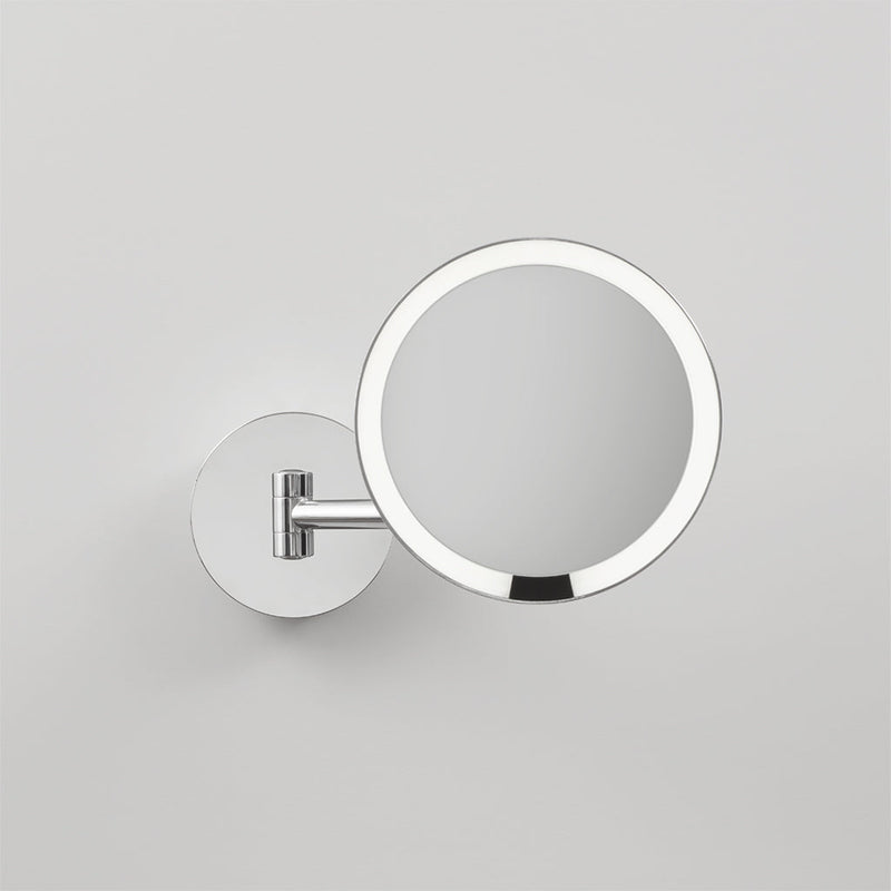 Round Just Look 5x Make-Up Mirror - Wall Mount - 8" Abs/Polished Chrome