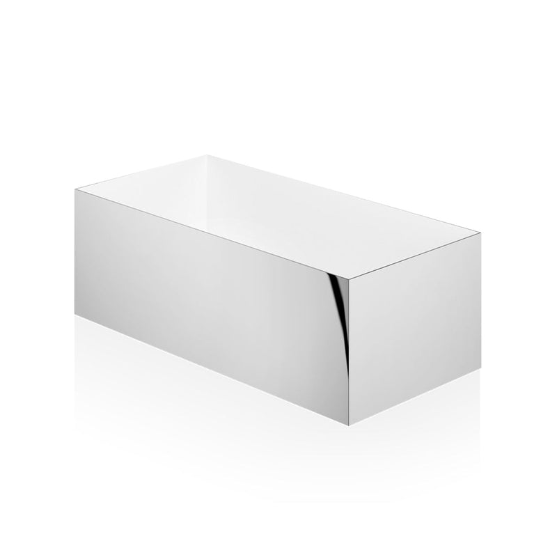 Corner Multipurpose Box - Free Standing - 10" Stainless Steel/Polished Chrome