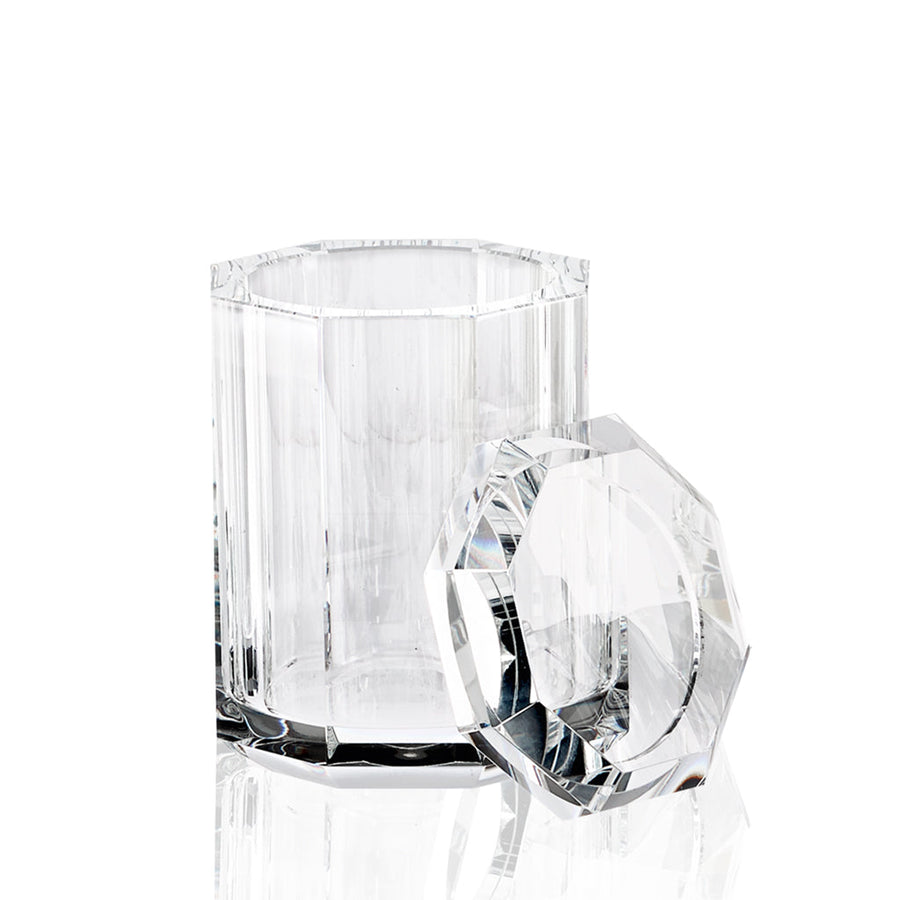 Kristall Multipurpose Box - Free Standing - 4" Glass/Clear