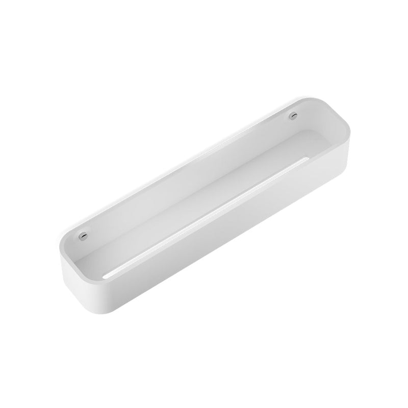 Stone Shower Basket - Wall Mount - 3" Mineral/Brass/Matte White/Polished Chrome