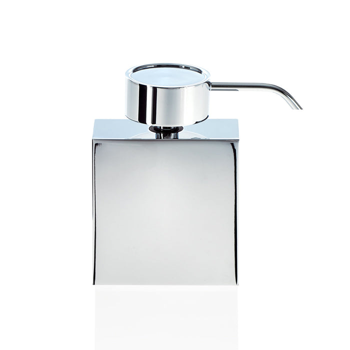 Contemporary Soap Dispenser - Free Standing - 6" Stainless Steel/Polished Chrome