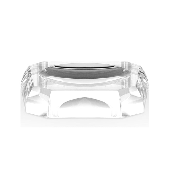 Kristall Soap Dish - Free Standing - 1" Glass/Clear