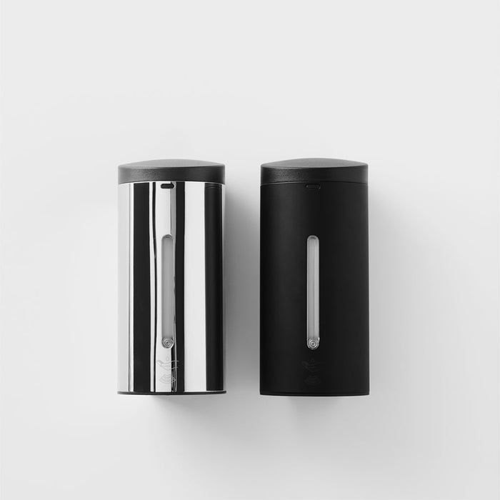 Sensor Soap Dispenser - Wall Mount - 9" Stainless Steel/Polished Chrome/Black