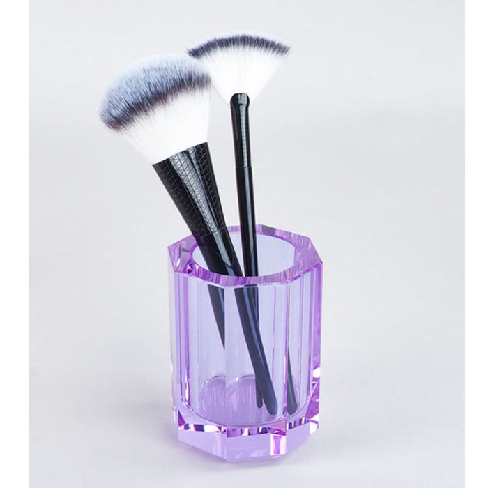 Kristall Toothbrush Holder - Free Standing - 4" Glass/Violet