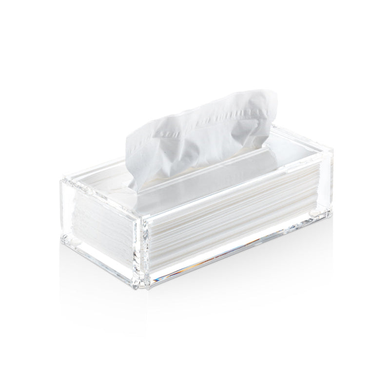 Sky Tissue Box - Free Standing - 3" Acrylic/Clear