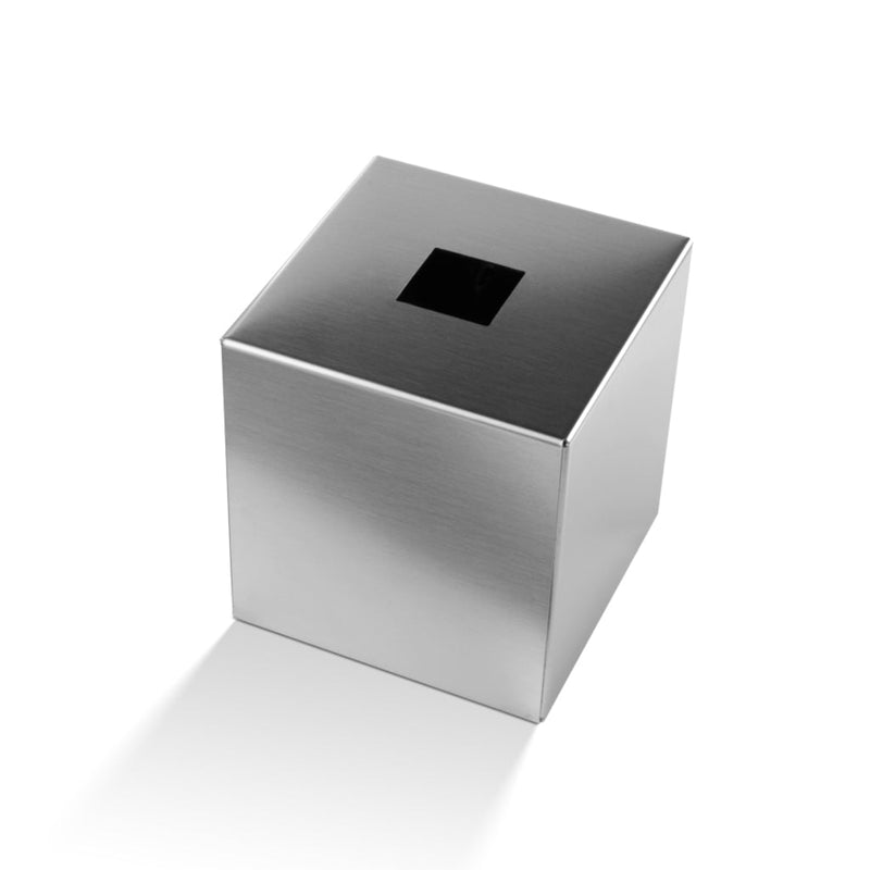 Universal Tissue Box - Free Standing - 6" Stainless Steel/Polished Stainless Steel (Final Sale)