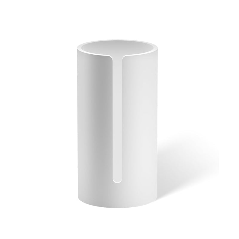 Stone Toilet Paper Holder - Free Standing - 12" Mineral/Matt White