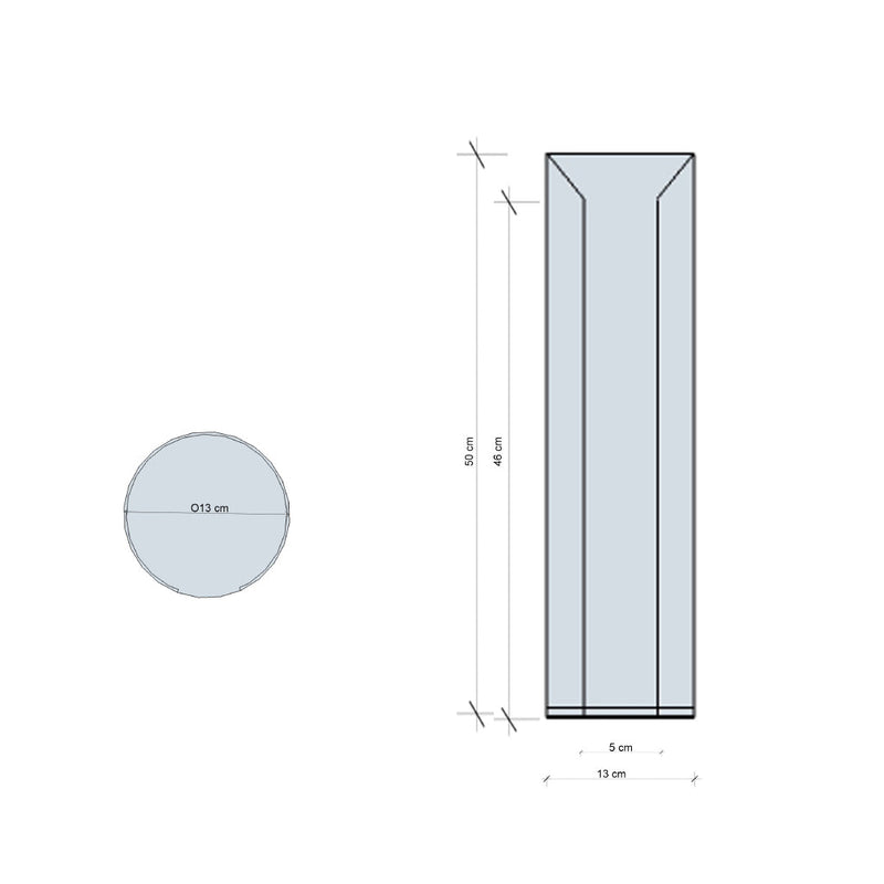 Universal Toilet Paper Holder - Free Standing - 20" Stainless Steel/Polished Stainless Steel