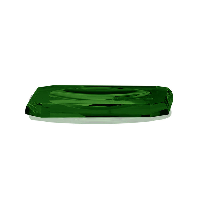 Kristall Tray - Free Standing - 9" Glass/Green