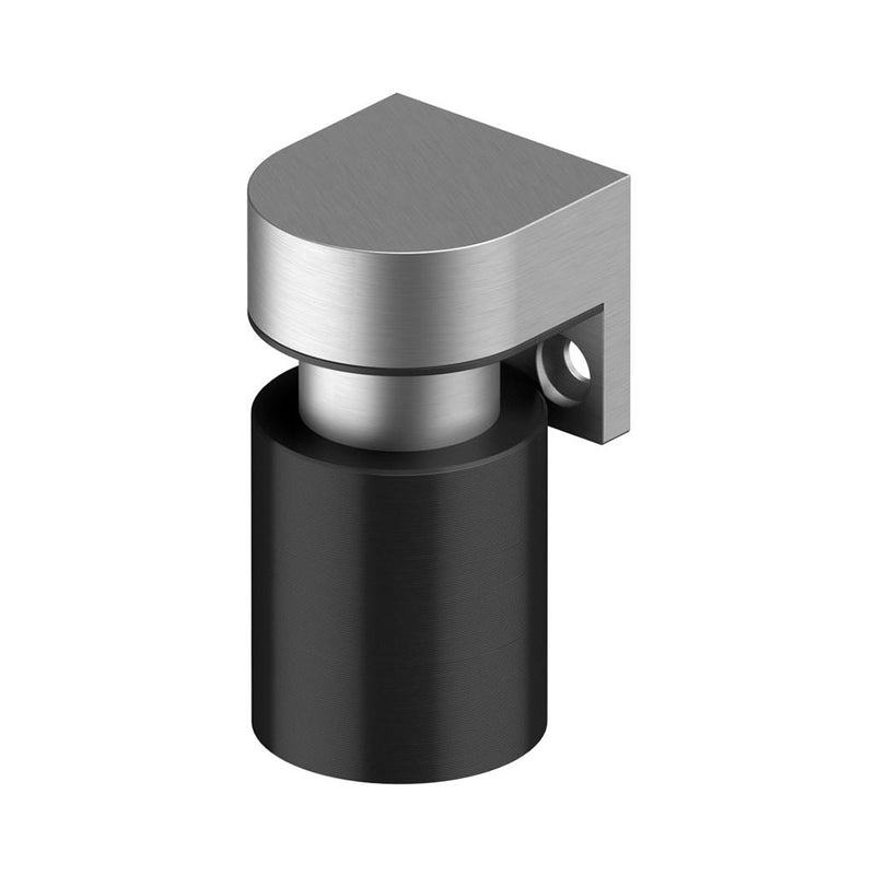 Magnetic Door Stop - Door Mount - 2" Stainless Steel/Brushed Stainless Steel