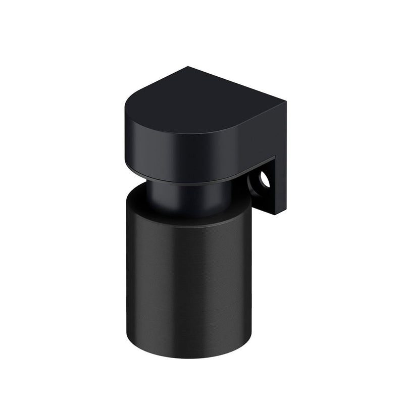 Magnetic Door Stop - Door Mount - 2" Stainless Steel/Paint Black