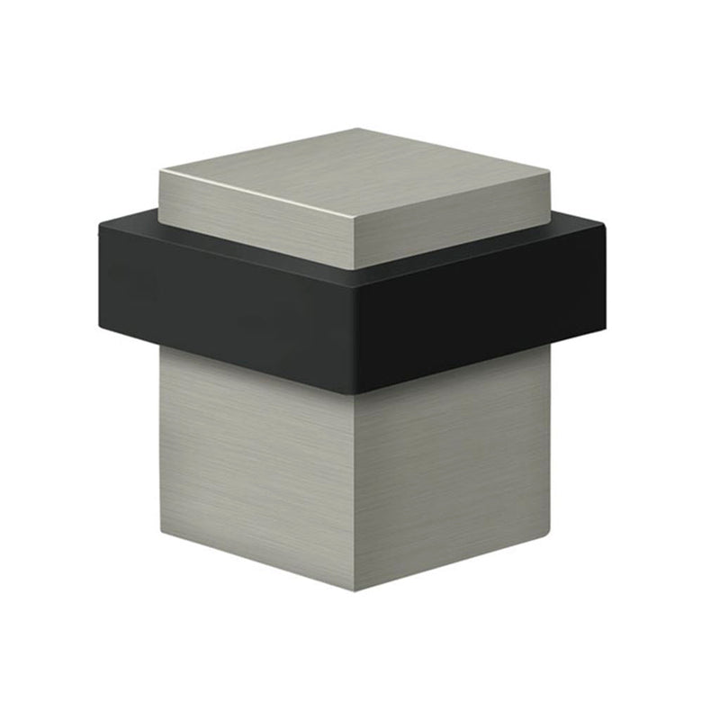 Universal Door Stop - Door Mount - 2" Brass/Brushed Nickel