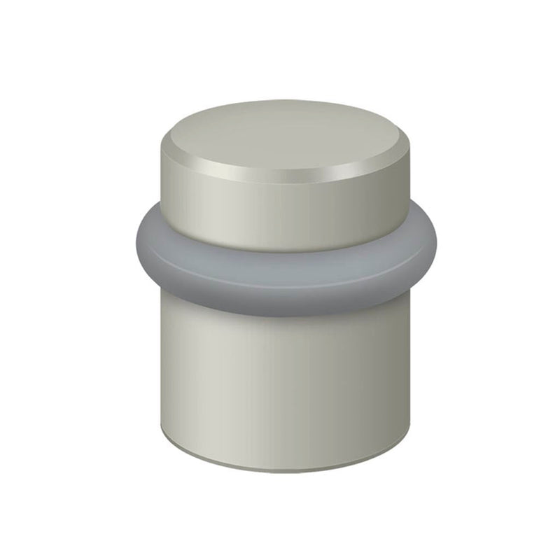 Universal Door Stop - Door Mount - 2" Brass/Brushed Nickel