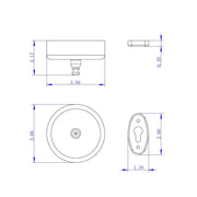 Bathroom Complements Extensible Clothes Holder - Wall Mount - 4" Stainless Steel/Polished Chrome