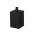 Cubic Multipurpose Box - Free Standing - 4" Brass/Matt Black