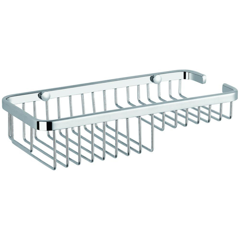 Shower Complements Shower Basket - Wall Mount - 10" Brass/Polished Chrome