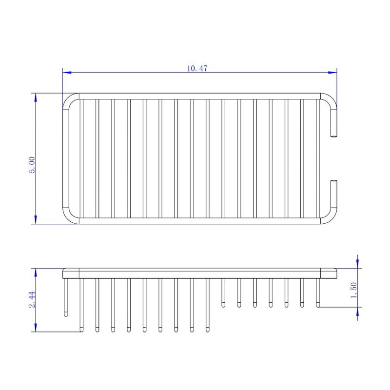 Shower Complements Shower Basket - Wall Mount - 10" Brass/Polished Chrome