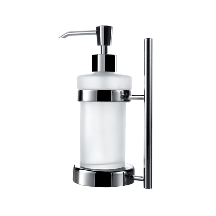 Smart Soap Dispenser - Free Standing - 3" Brass/Glass/Matt Black