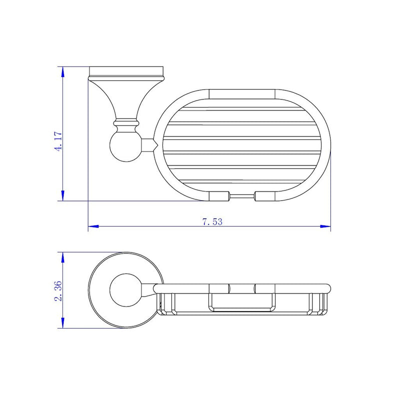 Viena Soap Dish - Wall Mount - 5"