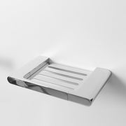 Moon Shower Shelf - Wall Mount - 8" Brass/Polished Chrome